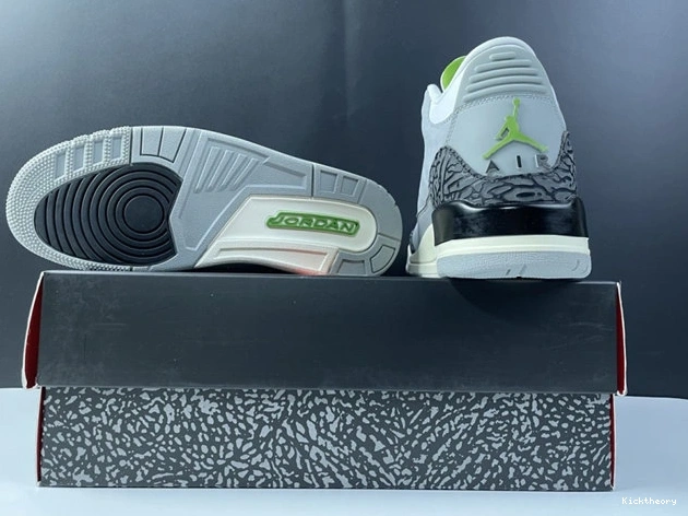 Kicktheory 136064- Chlorophyll Breathable Jordan3 3850 1013